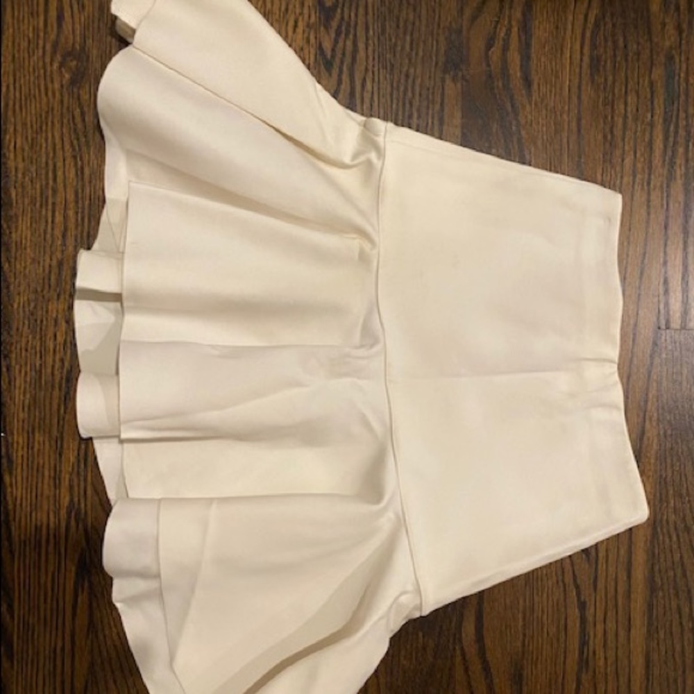 Robert Rodriquez white mini skirt